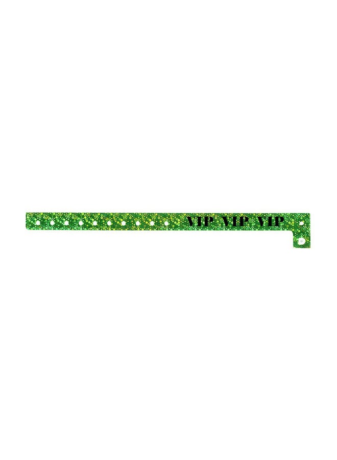 Wristco 100-Piece Wristband Set Green/White  - Image 2
