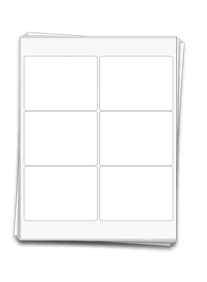 Dashleigh 30-Piece Bottle Printable Label Set White 