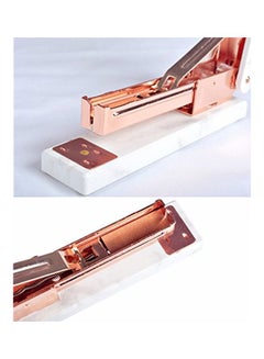 MEI YI TIAN Marble Printed Stapler White  - Image 3