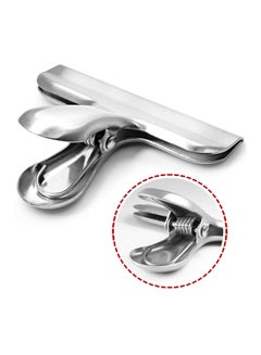 DanziX 8-Piece Stainless Steel Clip Set Silver  - Image 2
