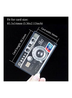 HONBAY 20-Piece Vertical Card Protector Sleeve Set Clear  - Image 3