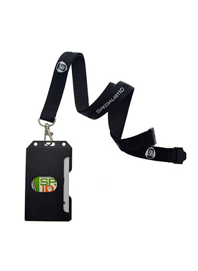 Specialist ID 2-Sided Vertical Multi-Card Holder Black  - Image 1