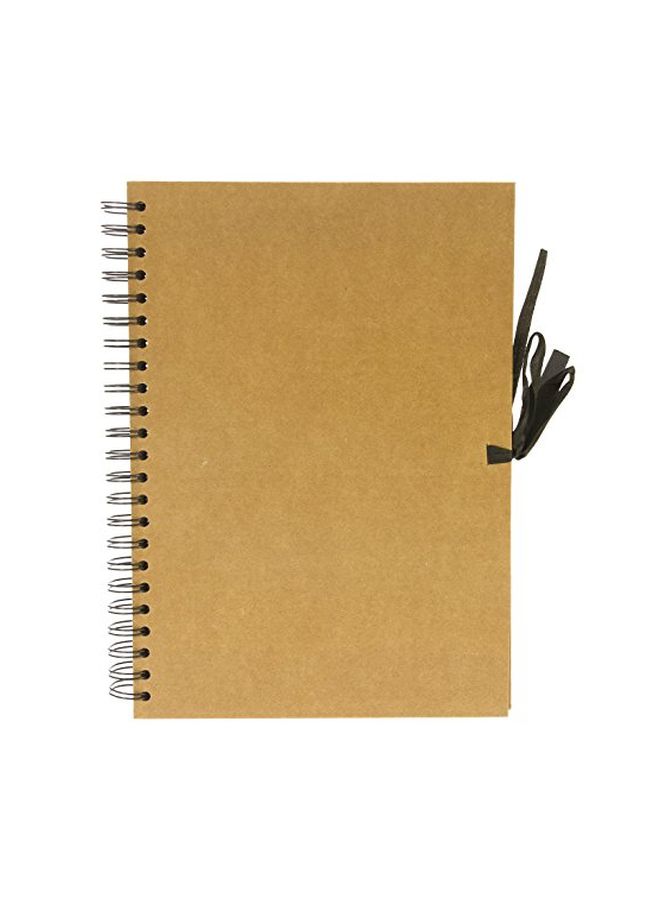 Seawhite of Brighton A4 Hardback Portrait Notebook Brown 