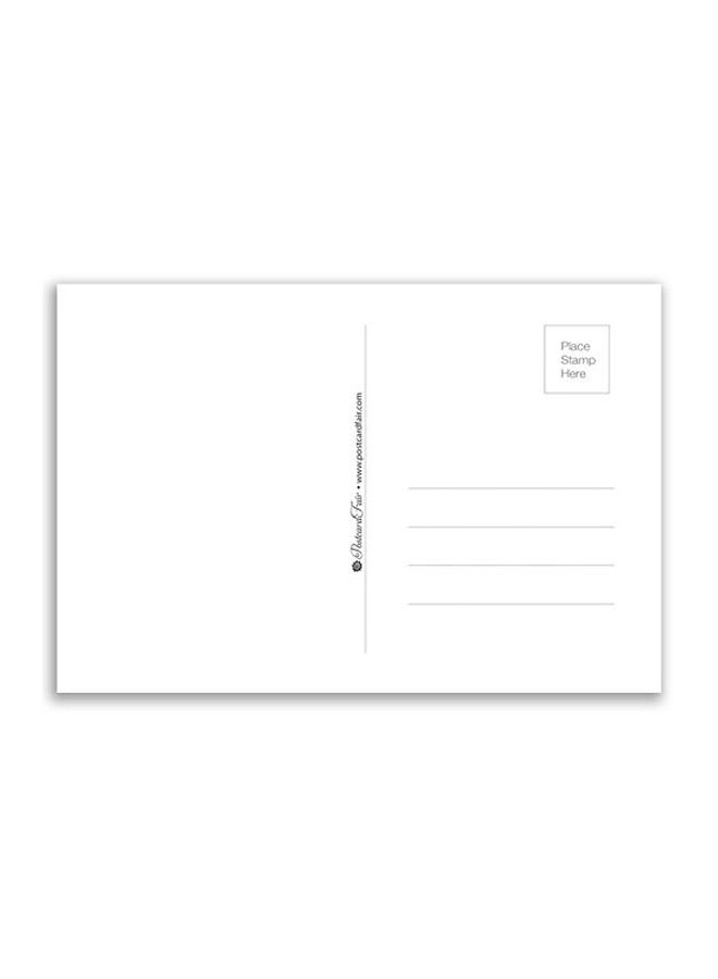 بوست كارد فير مجموعة بطاقات بريدية مزينة بطبعة خريطة ولاية لويزيانا ومكونة من 20 قطعة - Image 2