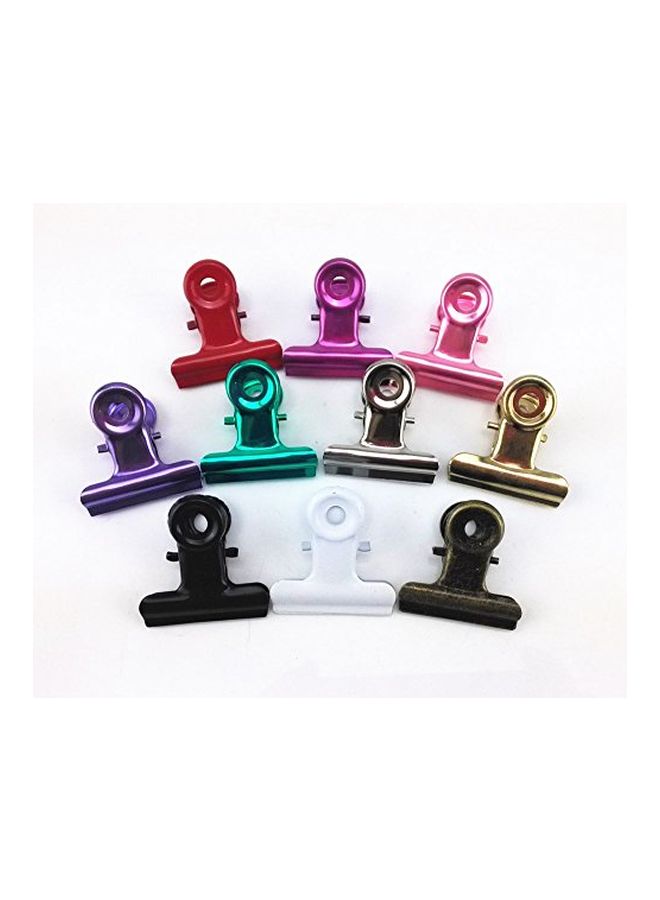 Yueton 20-Piece Paper Clip Brown/Green/Black - Image 3