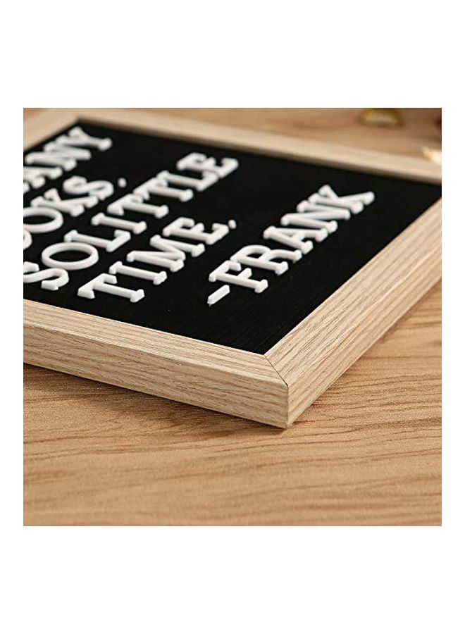 C CRYSTAL LEMON Changeable Letter Board Black/Beige - Image 4