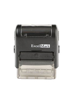ExcelMark Self Inking Rubber Stamp Black  - Image 1