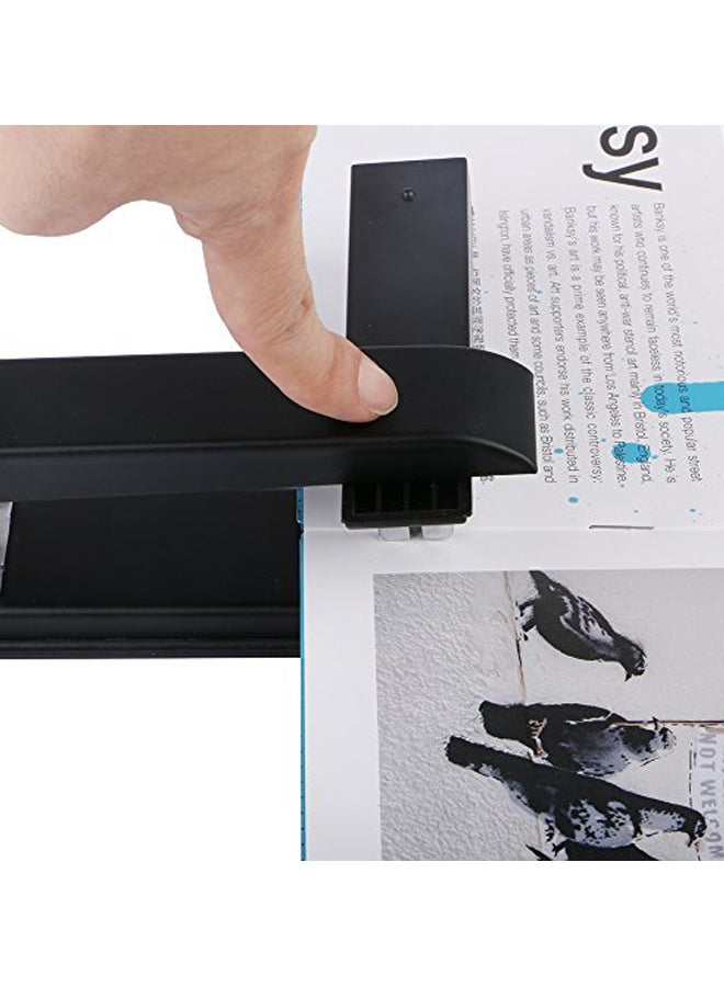 Eagle Swing-Arm Swivel Desktop Stapler Black/Silver - Image 3