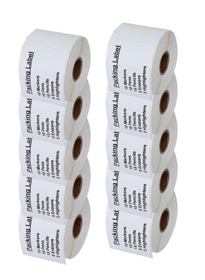 BETCKEY 10-Piece Lebel Paper Roll - Image 1
