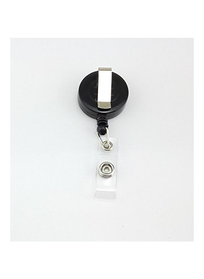 Yueton 20-Piece Badge Holder Clip Black/Clear - Image 2