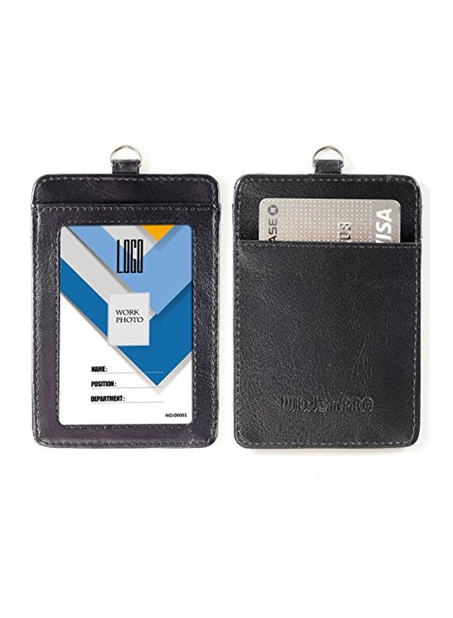 Wisdompro - ID Card Holder Black/Clear - Image 1