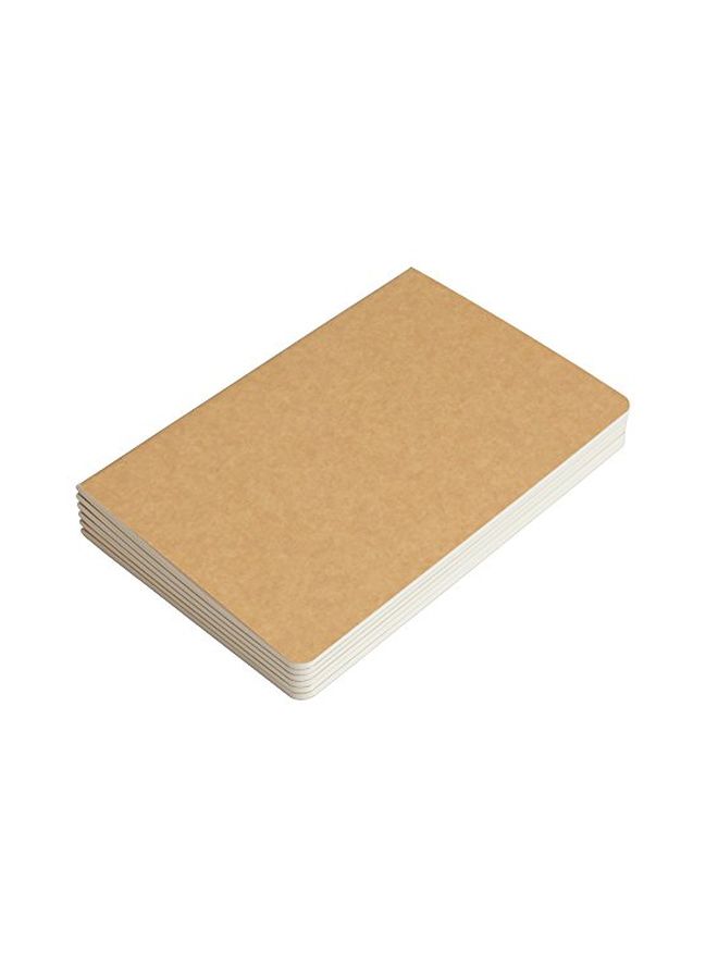 6-Piece Travel Notebook Set Beige - v1552317523/N21851341A_1