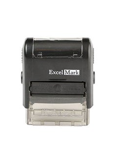 ExcelMark Self Inking Rubber Stamp Black  - Image 1