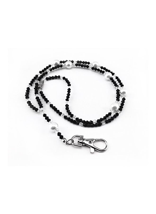 HONBAY Id Card Holder With Lanyard Black/Silver/Clear - Image 1