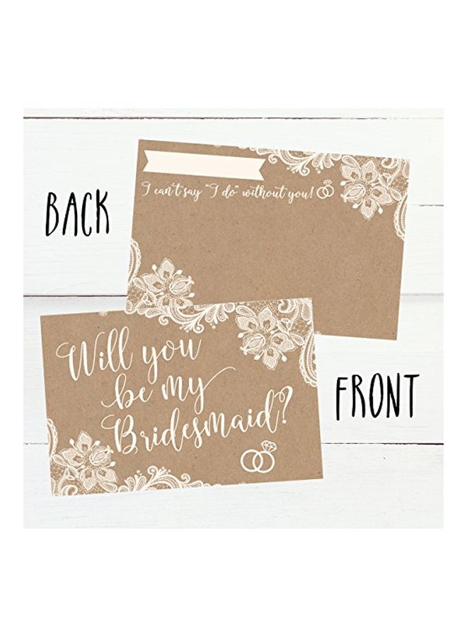 Hadley Designs 15-Piece Will You Be My Bridesmaid Greeting Card  - Image 2