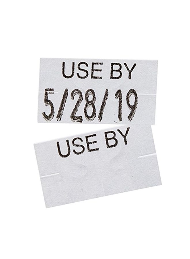 Perco 8-Piece Marking Label Roll White/Black - Image 3