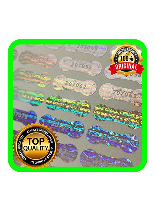1150-Piece Hologram Label With Serial Number Set Multicolour