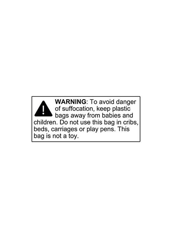 TownStix 1000-Piece Suffocation Warning Label White/Black - Image 1
