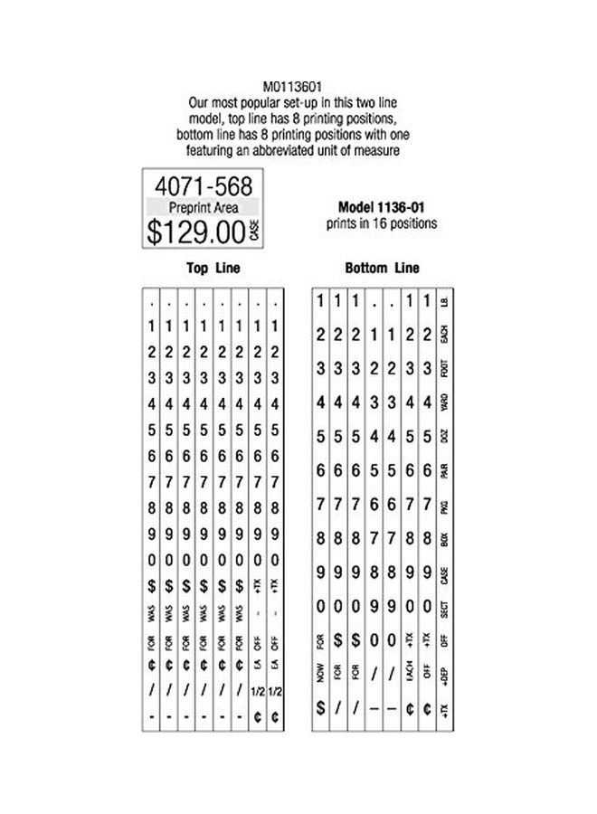 Perco Monarch Labeler Starter Kit Black/Red - Image 4