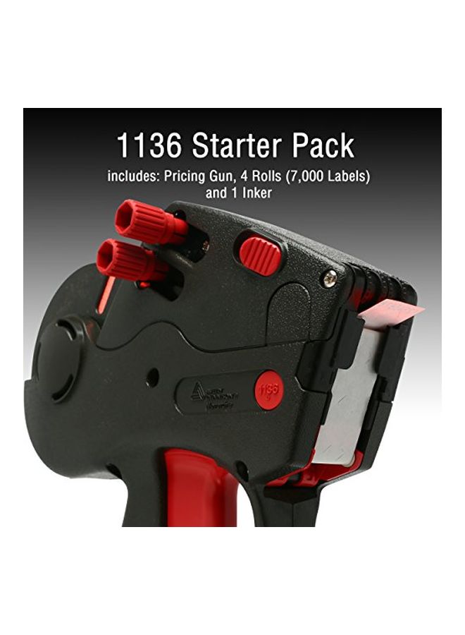 Perco Monarch Labeler Starter Kit Black/Red - Image 2