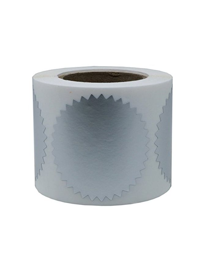 Hybsk 300-Piece Sticker Roll Silver - Image 3