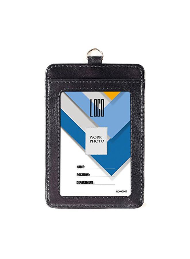 Wisdompro - ID Card Holder Black/Clear - Image 1