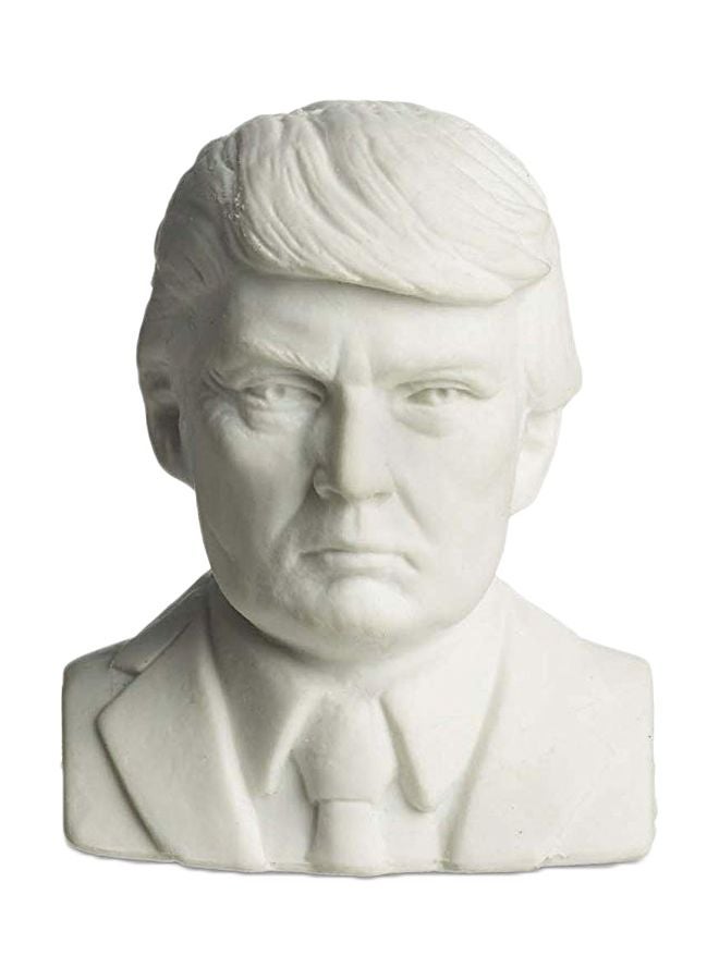 Design Ideas Presidential Donald Trump Sculpted Eraser White - Image 1
