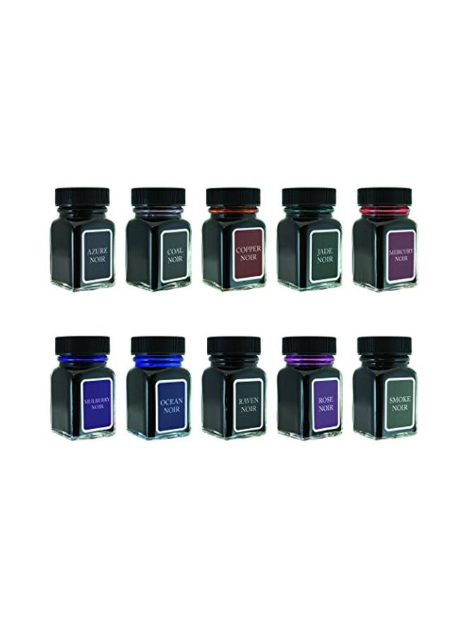 Monteverde Fountain Pen Ink Collection Set Black/White - Image 2