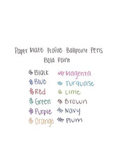 Paper Mate 12-Piece Retractable Ball Point Pen Purple  - Image 3