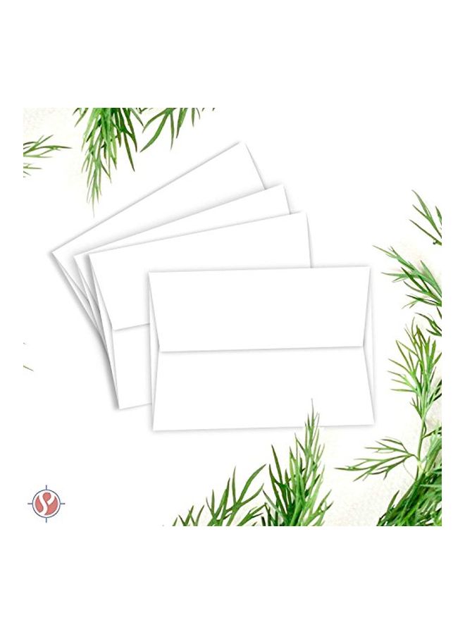 S Superfine Printing 250-Piece A2 Invitation Envelopes White - Image 3