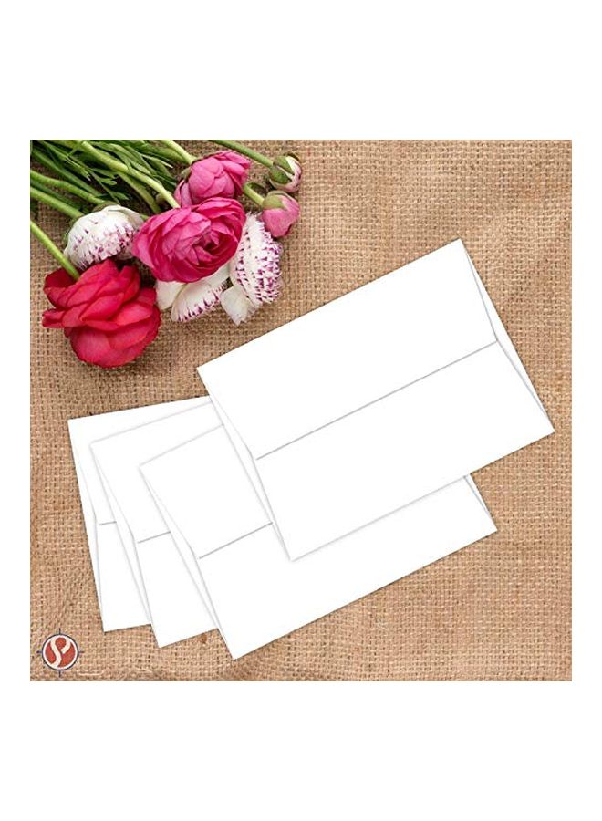 S Superfine Printing 250-Piece A2 Invitation Envelopes White - Image 2