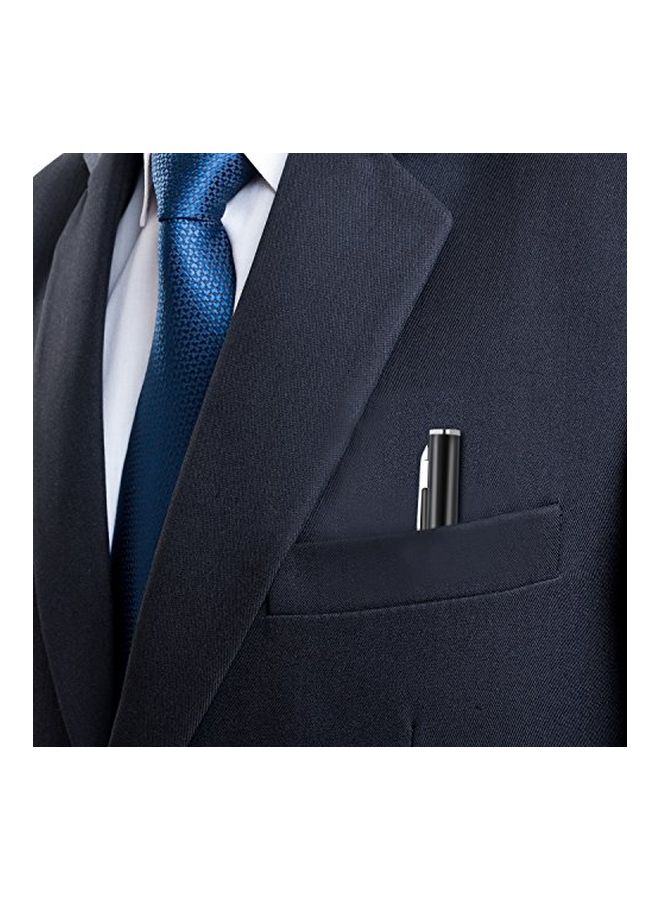 بيبتو طقم أقلام حبر جاف للجيب مكون من 10 قطع أسود/فضي - Image 4