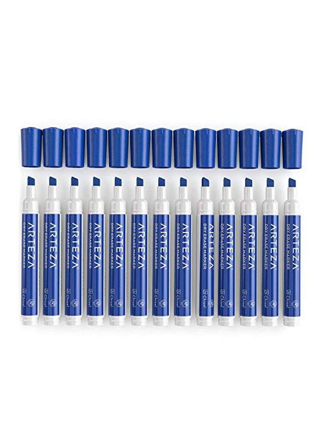 ARTEZA 36-Piece Dry Erase Marker Set Blue/White  - Image 3