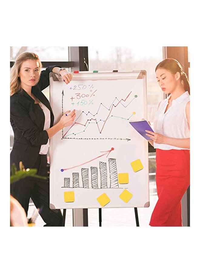 BINGBING 36-Piece Magnetic Whiteboard Erasers Yellow - Image 3