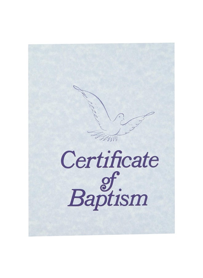 برودمان هولمان 6-Piece Certificate Of Baptism Blue  - Image 1