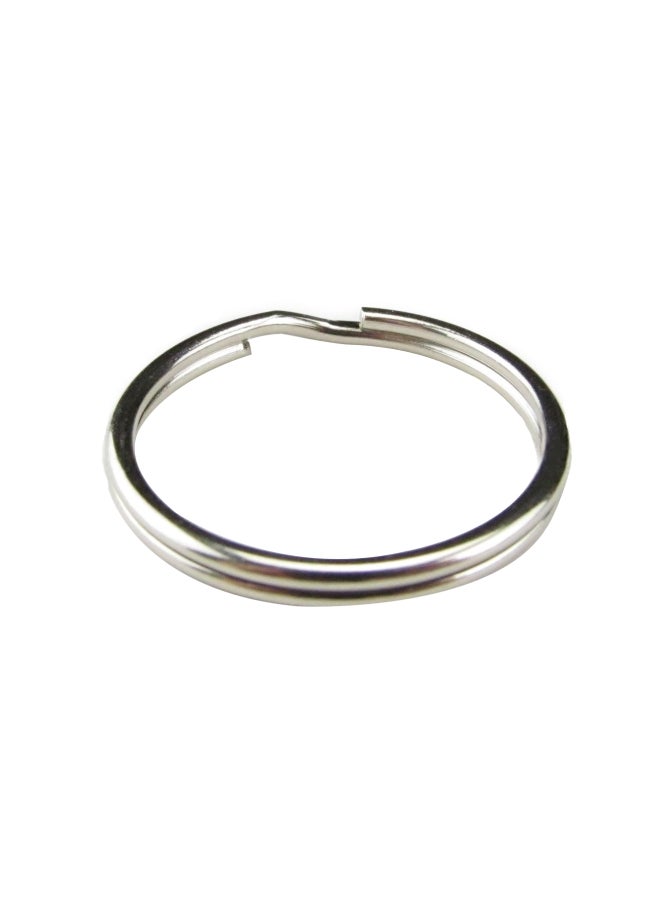500-Piece Split Keyring Set Silver