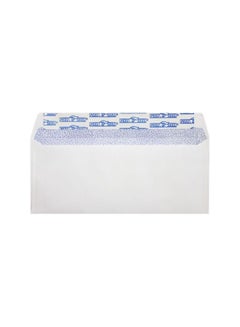 Envelopes.com 50-Piece Square Flap Envelope White W/ Security Tint 