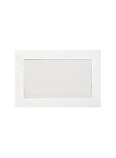 Envelopes.com 50-Piece Full Faced Window Envelope Bright White 