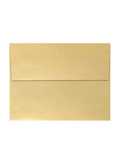 Envelopes.com 50-Piece A4 Invitation Envelopes Blonde Metalic 
