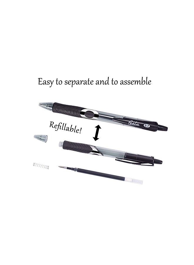 Feela 52-Piece Gel Ink Pen And Refill Set Multicolour - Image 2