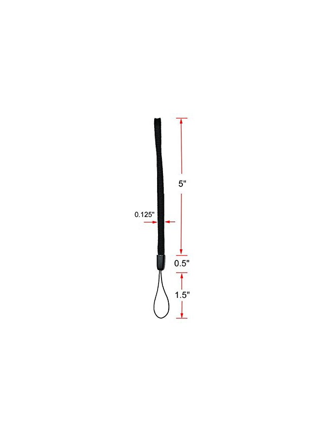 FINENIC 50-Pieces Hand Wrist Strap Lanyard Black  - Image 3
