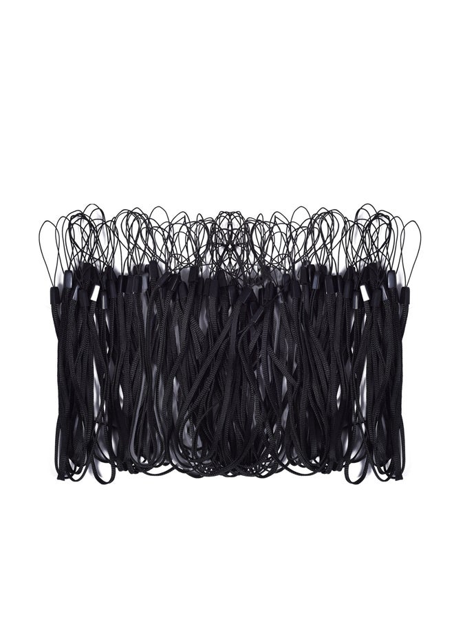 FINENIC 50-Pieces Hand Wrist Strap Lanyard Black  - Image 1