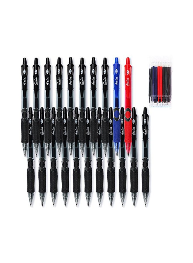 Feela 52-Piece Gel Ink Pen And Refill Set Multicolour - Image 1
