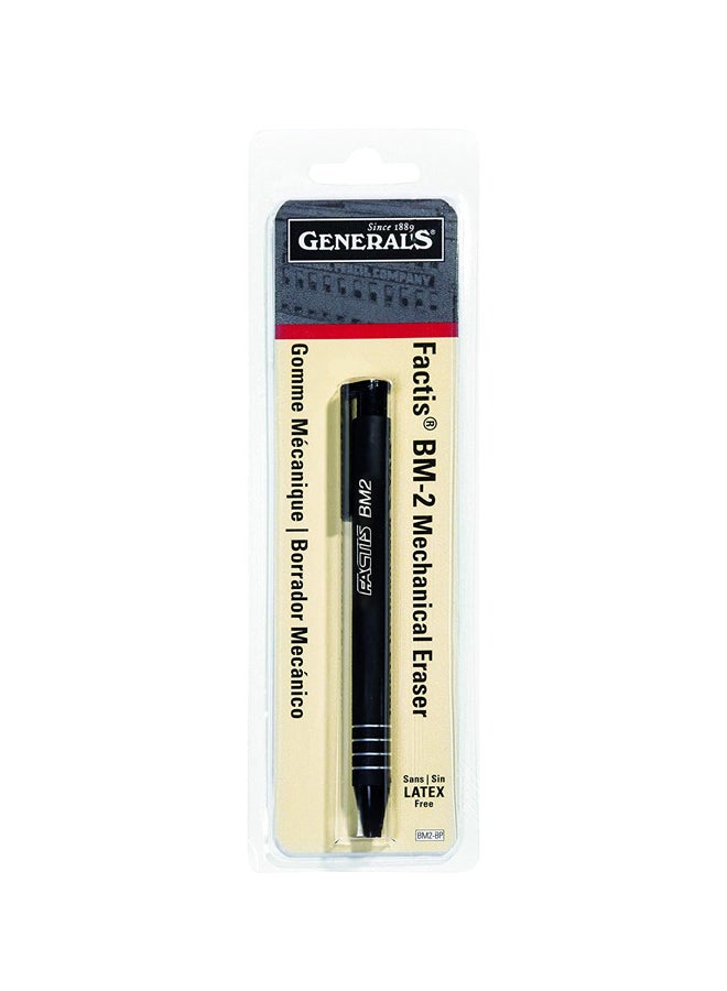 General Pencil BM-2 Mechanical Eraser Black - Image 1