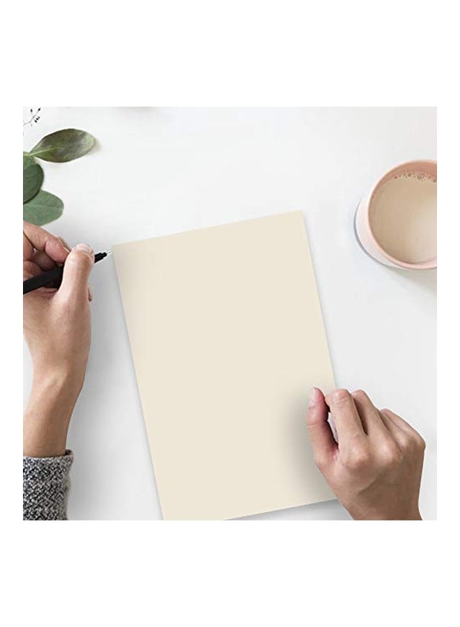 JAM Paper 100-Piece Strathmore Envelope Ivory Wove  - Image 2