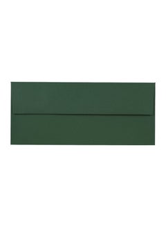 JAM Paper 50-Piece Business Premium Envelope Dark Green  - Image 1