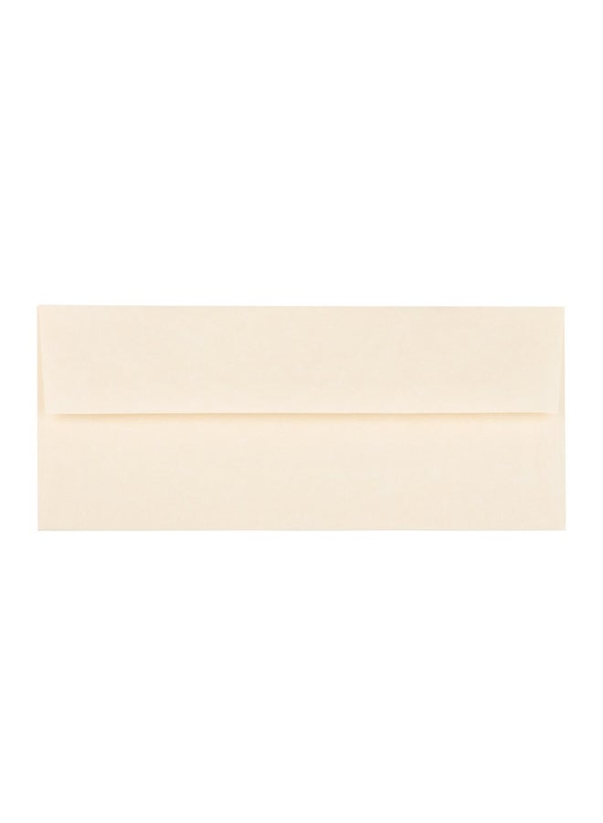 JAM Paper 50-Piece Business Parchment Envelope Set Yellow  - Image 1