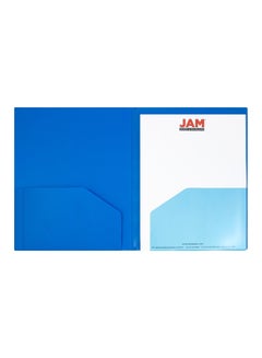 JAM Paper 6-piece Multi Pocket Folder Blue  - Image 3