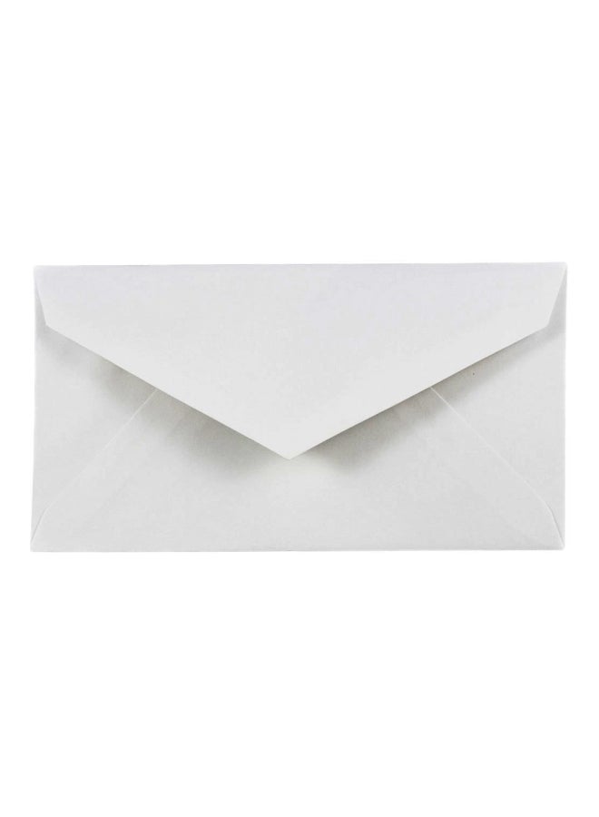 JAM Paper 50-Piece Monarch Commercial Envelope Set White  - Image 1