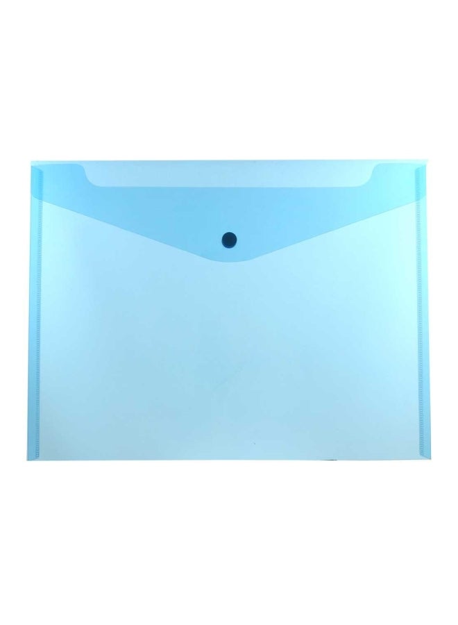 JAM Paper - 12-Piece Plastic Envelope With Snap Closure Blue - Image 1